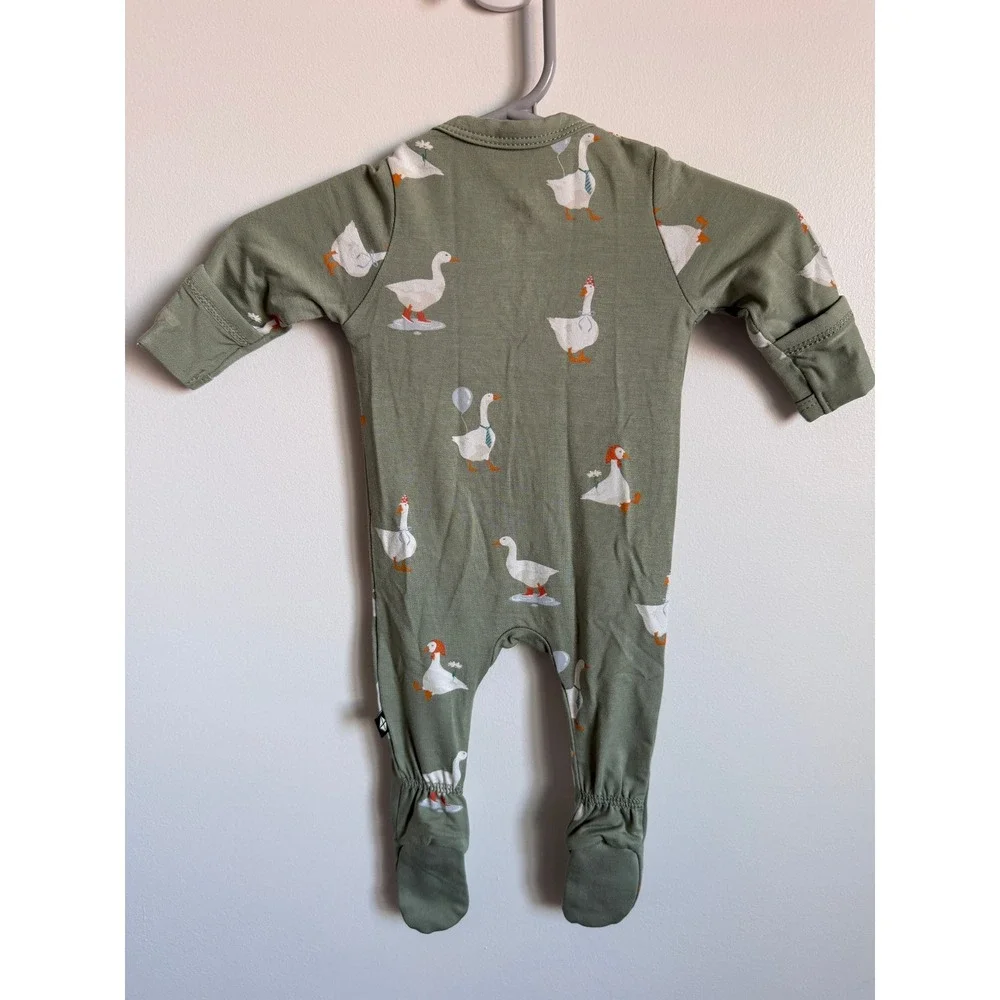 NWT Kyte Baby Silly Goose Bamboo Footie Preemie